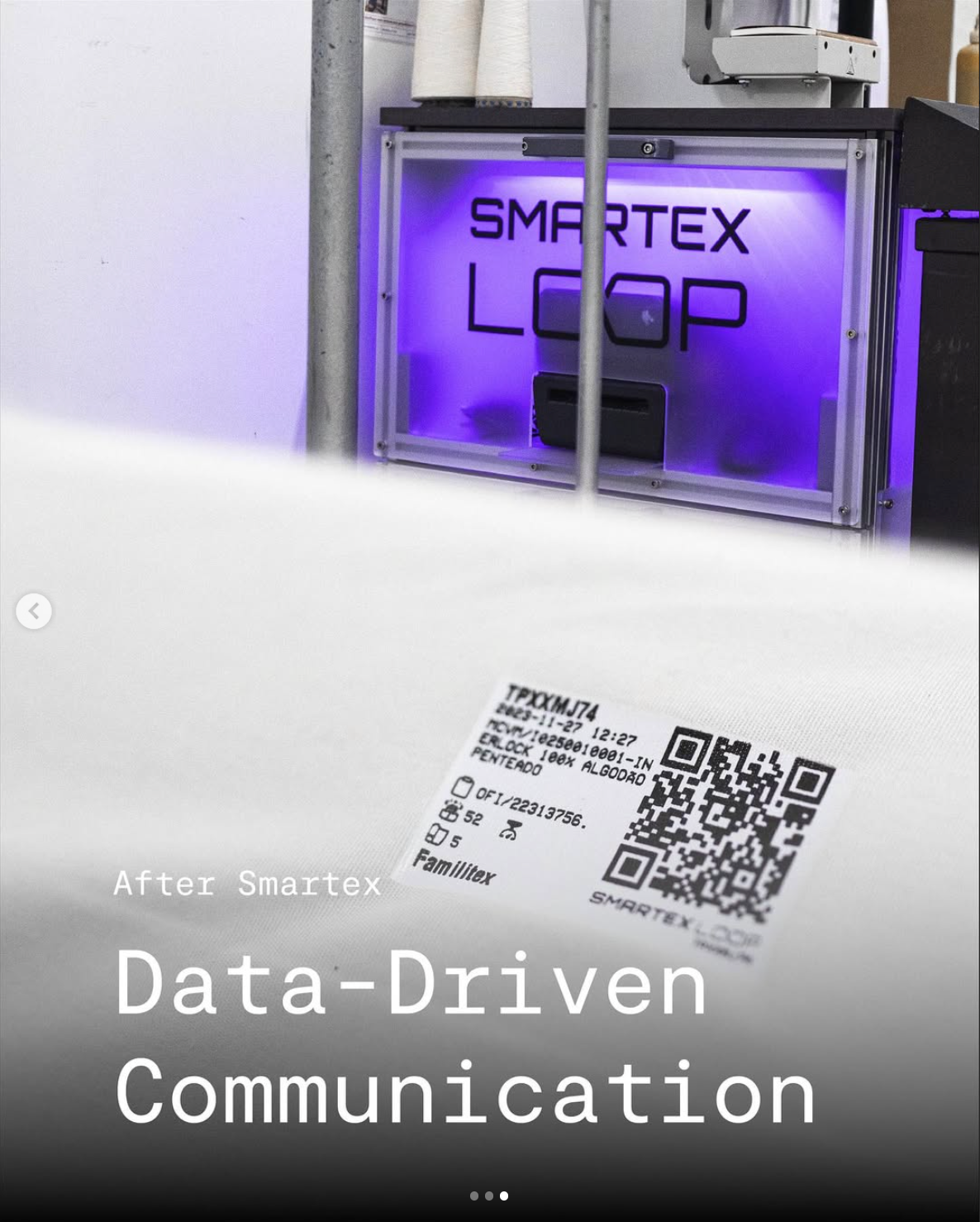 Labelling Rolls After Smartex Loop